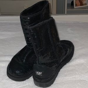 Black Sequin Uggs